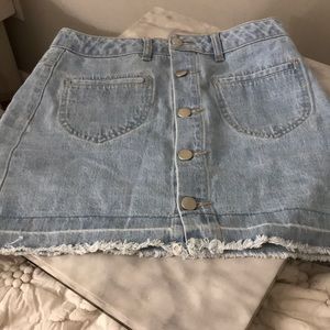 Jean skirt